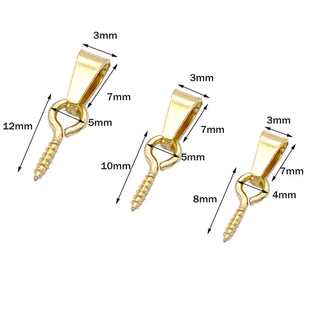 Jewelry Making Drill - 20 шт. винтовые булавки из нержавеющей