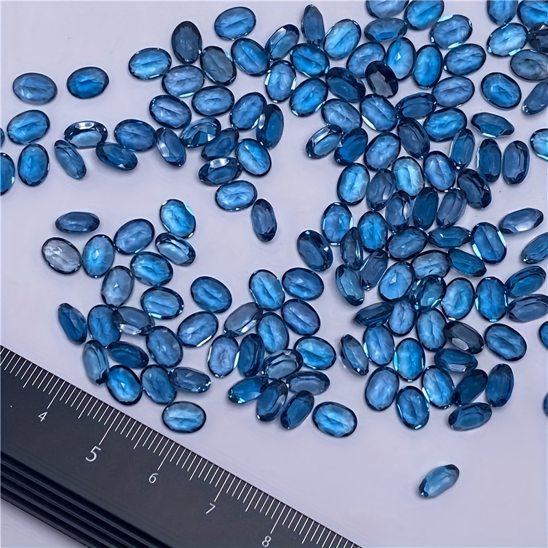 Jewelry Making London - 1 шт. Натуральный лондонский голубой топаз-овальная