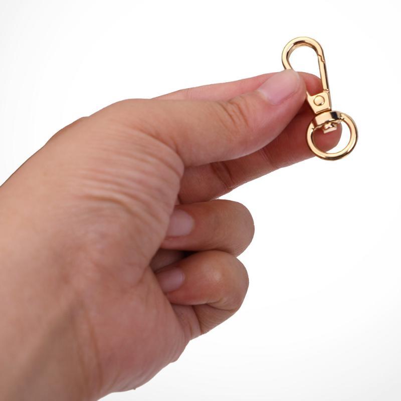 Lobster Clasp Silver - 2 шт. поворотных карабинов-защелоков с золотым
