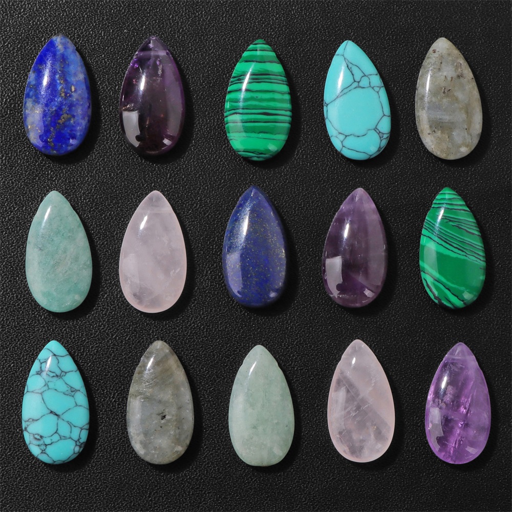 Jewelry Making Gemstones - 2 шт. натуральных подвесок в форме