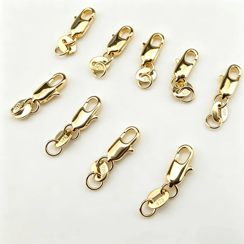 20 шт. универсальных медных за – обзор и цена Lobster Clasp Silver